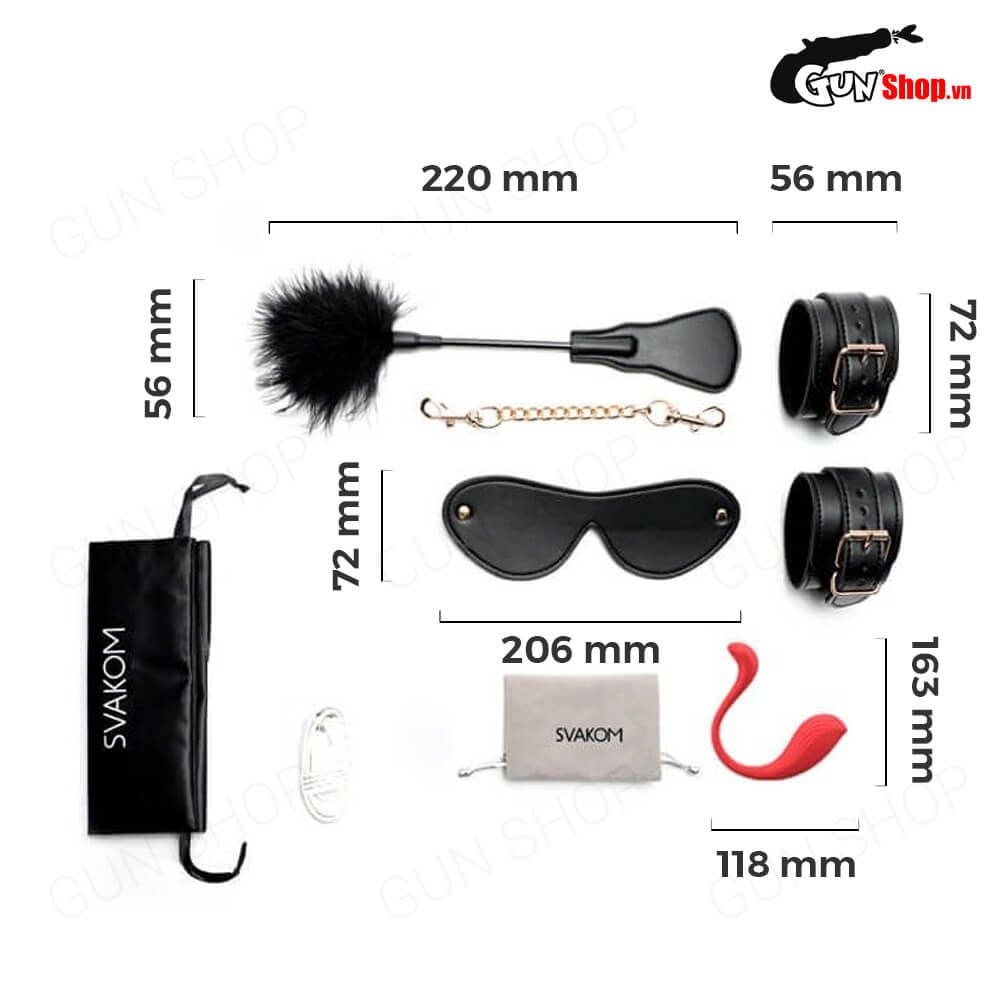 Bộ đồ chơi BDSM Svakom Limited Edition cao cấp cho cặp đôi