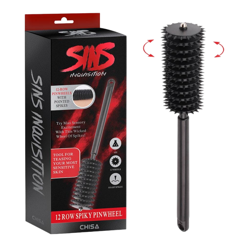  Đánh giá Cọ lăn gai BDSM Chisa Sins Inquisition 12 Row Spiky Pinwheel  nhập khẩu 