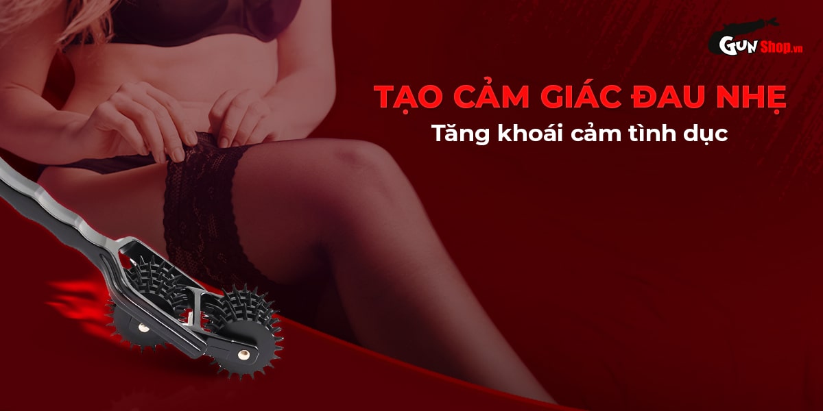 Chisa BDSM 5 Row Double Pinwheel Safe Plastic Nipple Roller