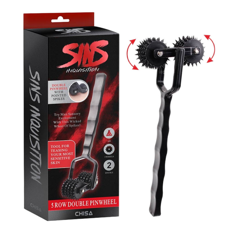  Thông tin Cọ lăn gai BDSM Chisa Sins Inquisition 5 Row Double Pinwheel  loại tốt 