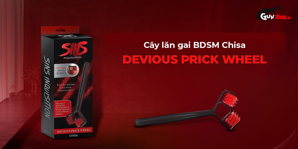 Chisa Sins Inquisition Devious Prick BDSM Spiked Roller Wheel