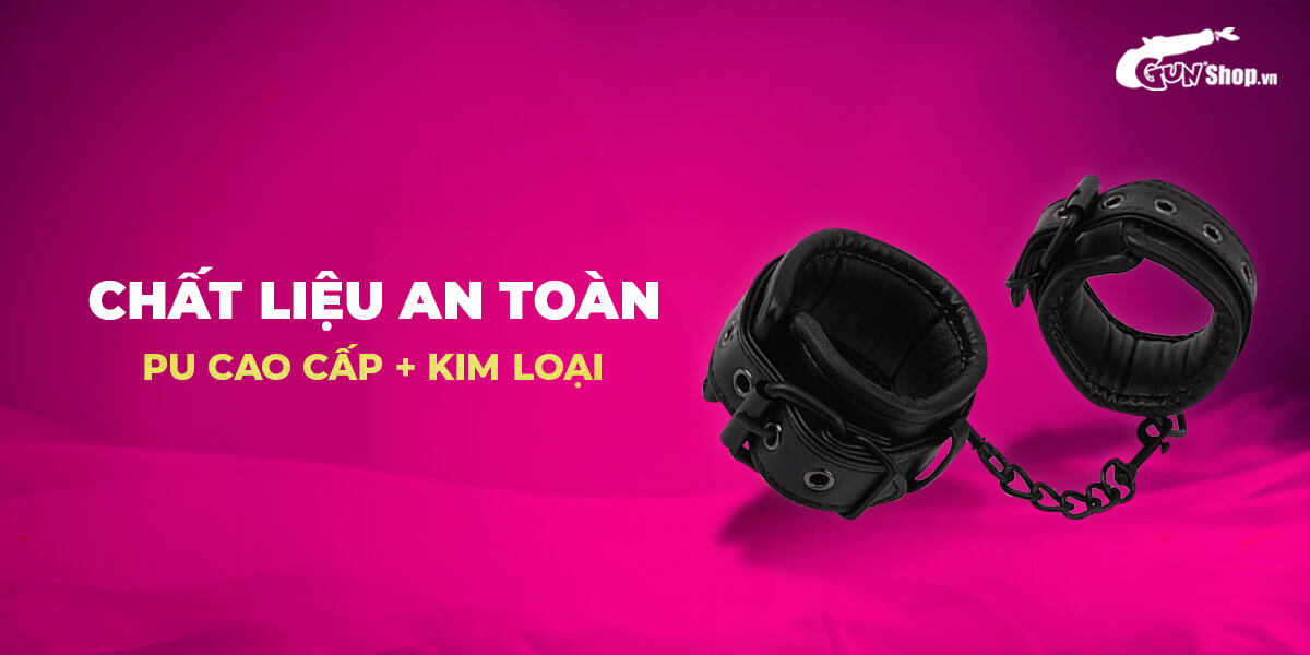 Còng tay Chisa Fierce Euphoria cao cấp thoải mái dễ điều chỉnh BDSM