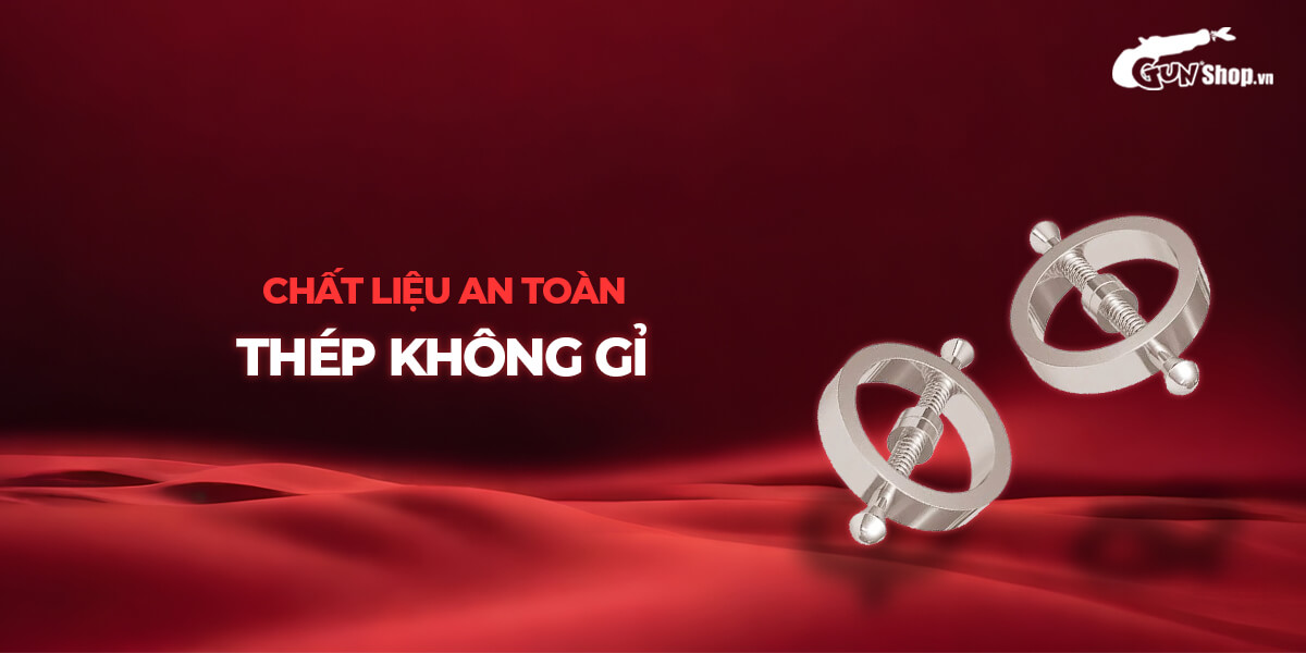 Chisa Sins Metal Adjustable Nipple Clamps BDSM Accessory