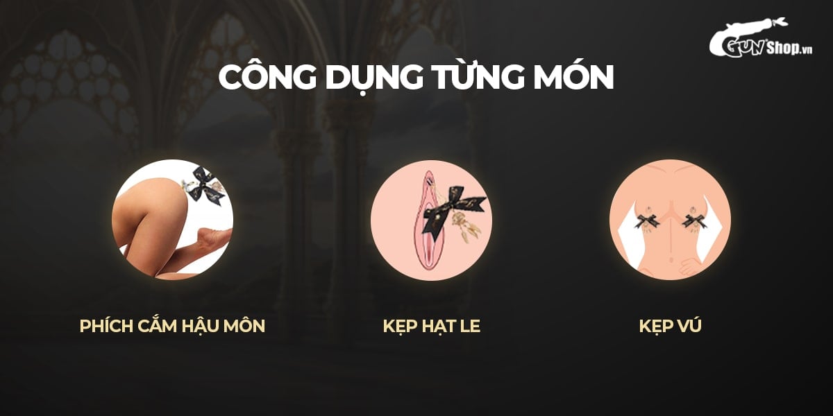 Bộ Kit BDSM Chisa Senuelo | Dụng Cụ Fetish Play Kích Thích Mạnh