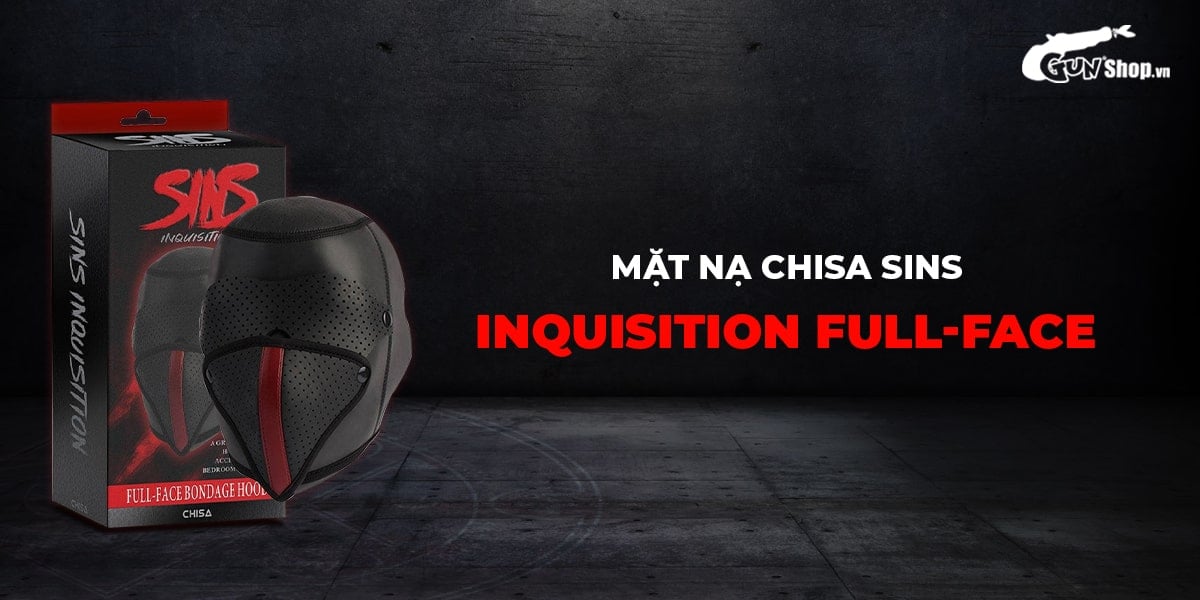 Khám phá Mặt nạ BDSM Chisa Sins Full-face Bondage Hood cao cấp