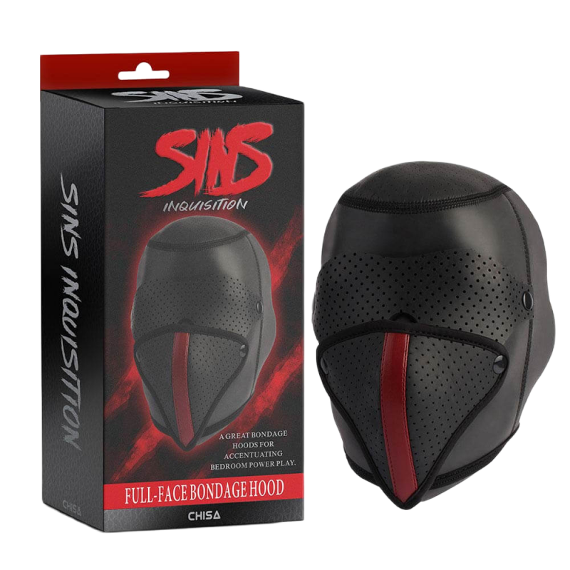  So sánh Mặt nạ BDSM Chisa Sins Inquisition Full-face Bondage Hood  hàng mới về 