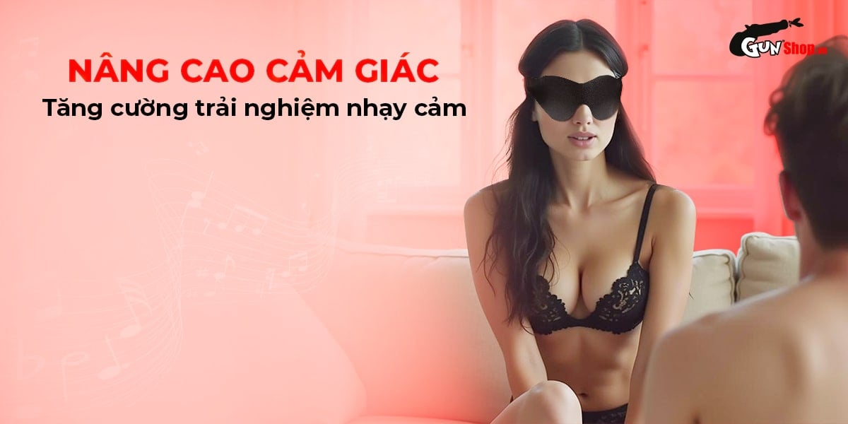 Luxury PU BDSM Blindfold Adjustable Strap Sensual