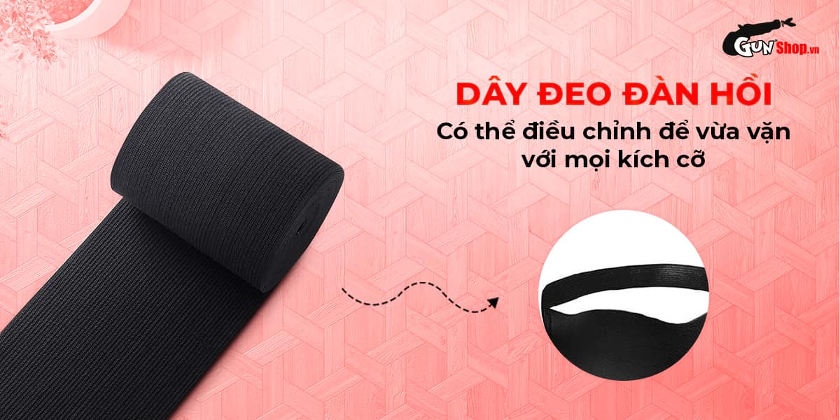 Luxury PU BDSM Blindfold Adjustable Strap Sensual