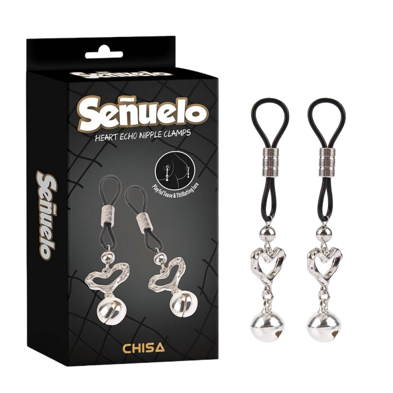  Phân phối Kẹp vú kích thích đầu ti Chisa Senuelo Heart Echo Nipple Clamps  hàng mới về 