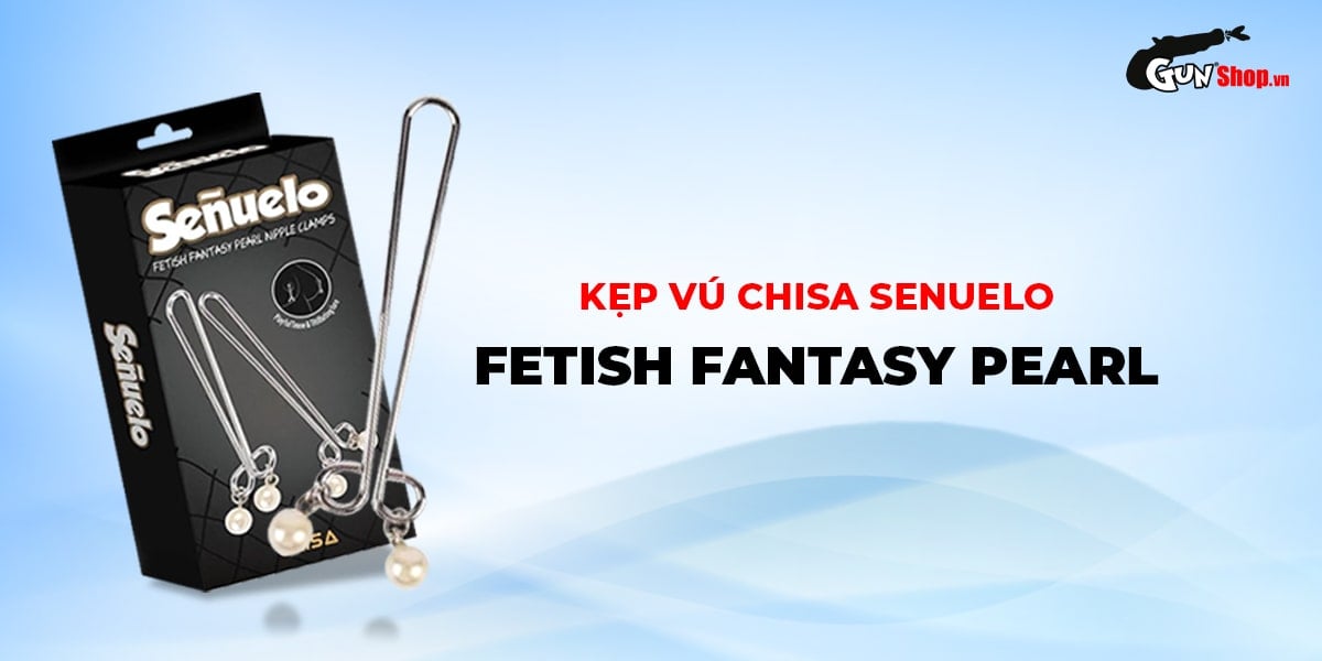 Chisa Senuelo Pearl Nipple Clamps BDSM Erotic Stimulator