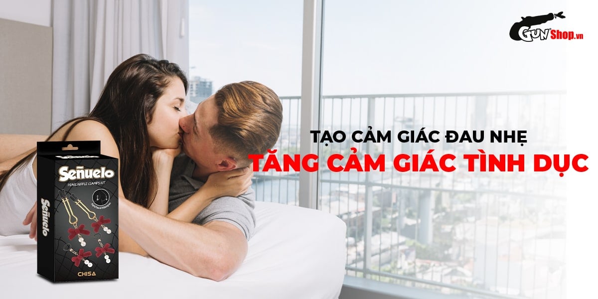 Chisa Senuelo Pearl Nipple Clamps Kit BDSM Essential