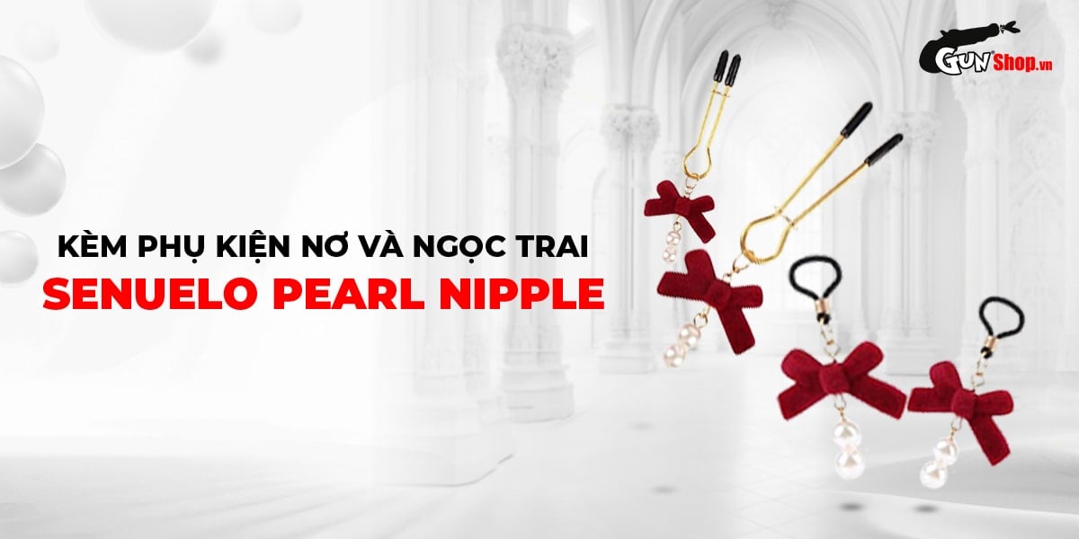 Chisa Senuelo Pearl Nipple Clamps Kit BDSM Essential