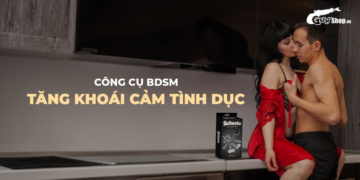 Kẹp vú kích thích đầu ti Chisa Senuelo BDSM phụ kiện nơ gợi cảm
