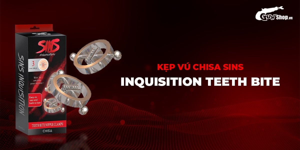 Chisa Sins Inquisition Teeth Bite Stimulating Nipple Clamps
