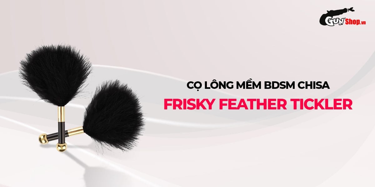 Chisa Frisky Feather Tickler Soft BDSM Sensual Toy