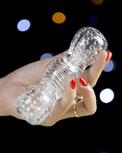 Cốc thủ dâm trong suốt Chisa silicone siêu mềm nhú kích thích mạnh 