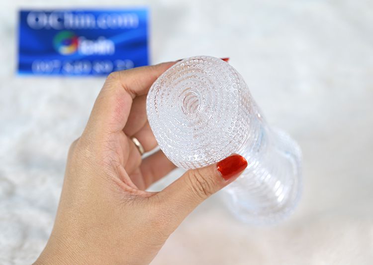 Cốc thủ dâm silicon trong suốt 2 đầu ôm khít kích thích cực đỉnh