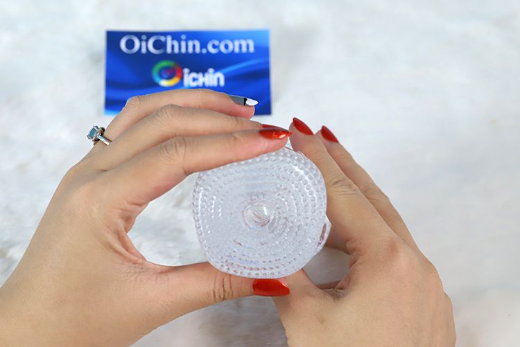 Cốc thủ dâm silicon trong suốt 2 đầu ôm khít kích thích cực đỉnh