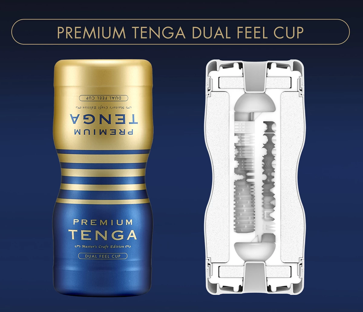 Tenga Premium Dual Sensation Masturbation Cup 2-in-1