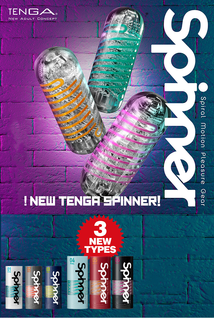  Sỉ Tenga Spinner xoắn ốc 6 kiểu dáng độc đáo giá rẻ