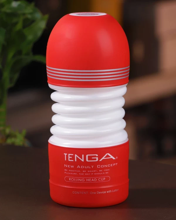 Tenga Rolling Head Cup Cốc Thủ Dâm Xoắn Ốc Tăng Hưng Phấn 