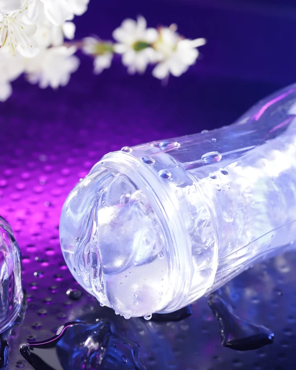 Cốc thủ dâm Ice Crystal 2 đầu trong suốt mềm mại ôm khít mang lại khoái cảm 