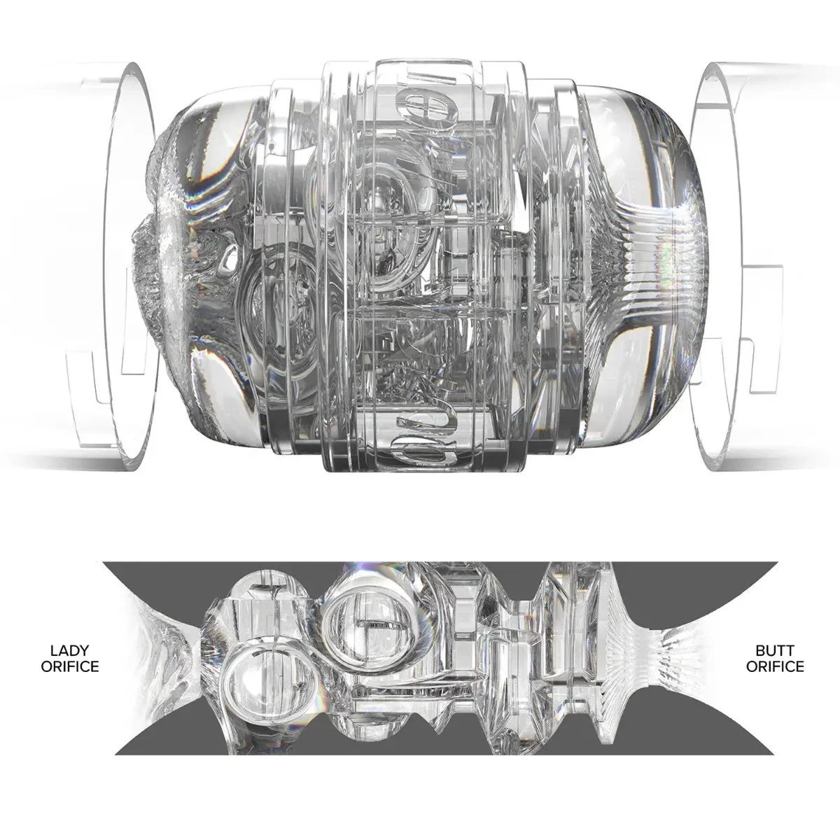 Fleshlight Quickshot Autumn Falls siêu thực trong suốt, kích thích mạnh