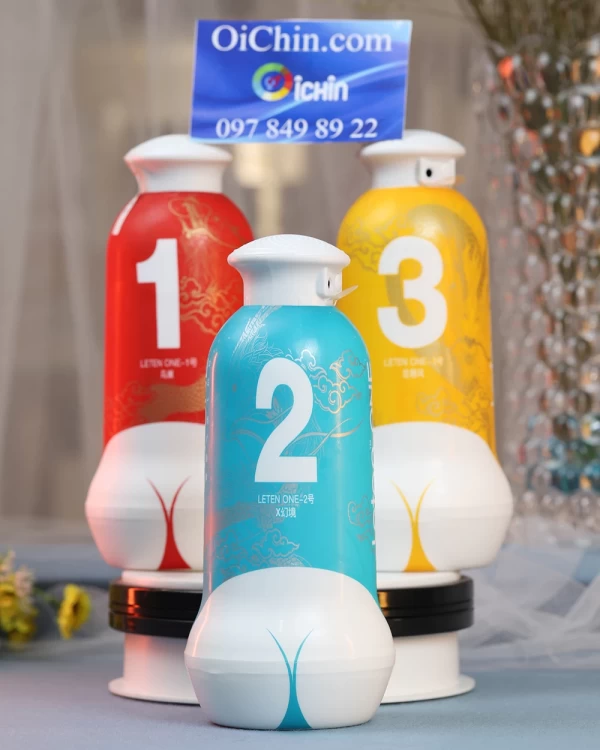 Cốc thủ dâm Leten One 3 phiên bản lõi silicone tiếng rên sống động 