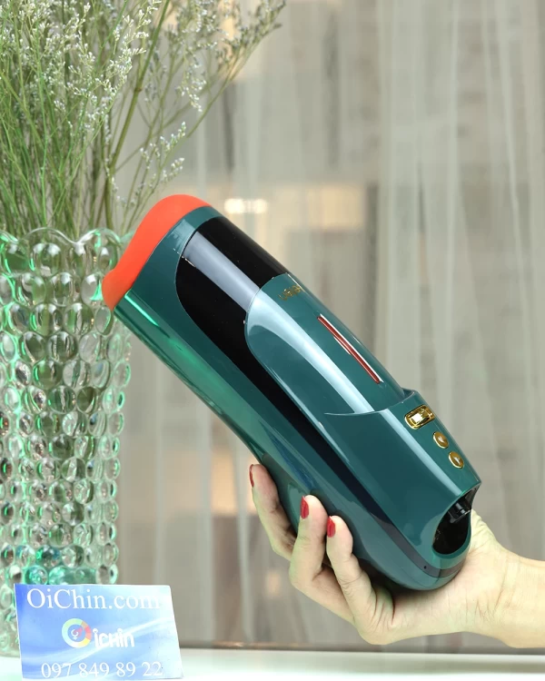 Leten Air Oral Masturbator Ver 3 thụt co bóp nhiệt lưỡi silicon 
