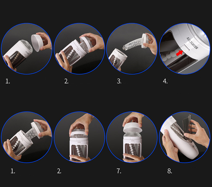 Ailighter Juicer Máy mát xa co bóp rên kích thích cực đỉnh