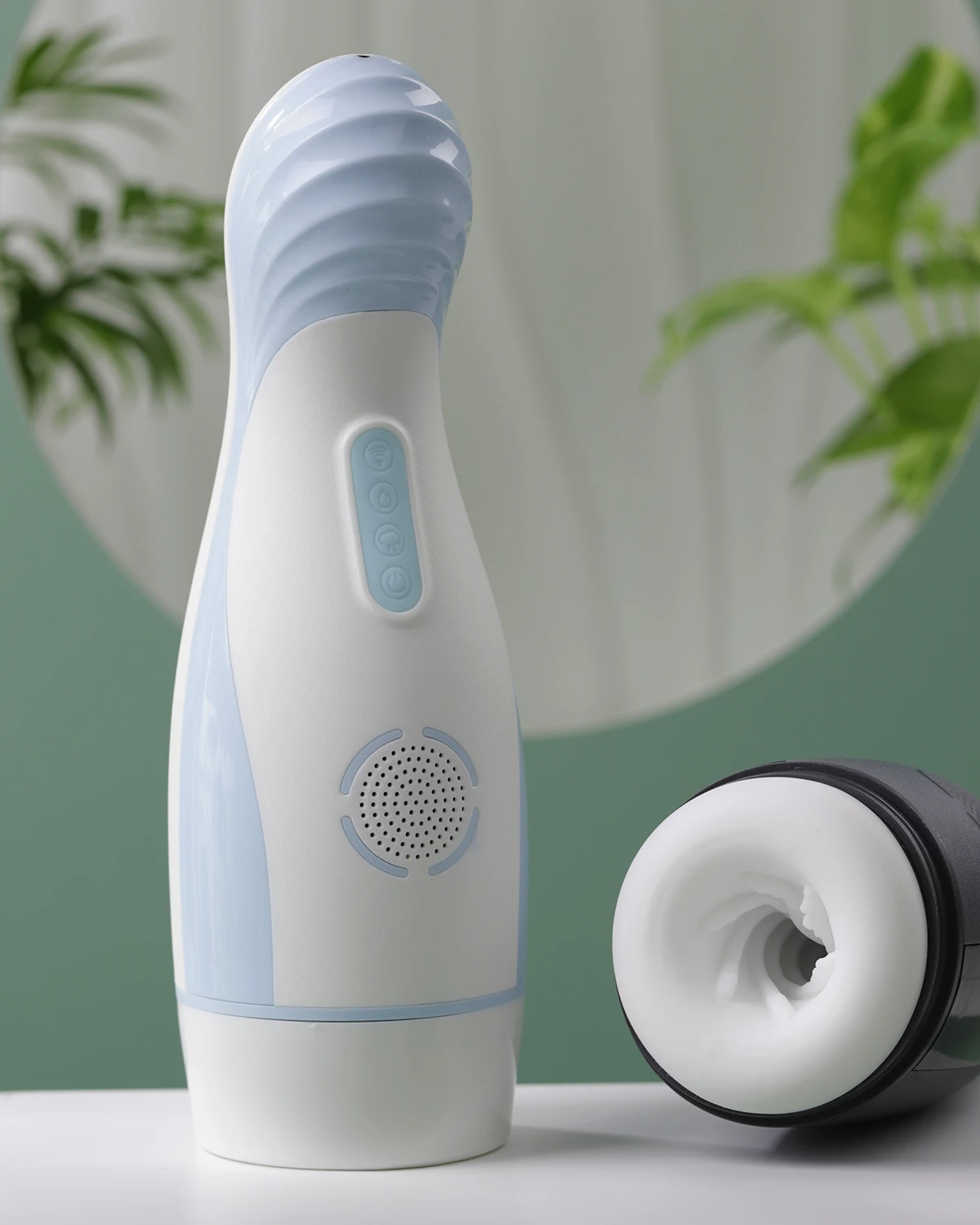 Jiuai Yulei máy rung co bóp sưởi ấm âm thanh chân thực