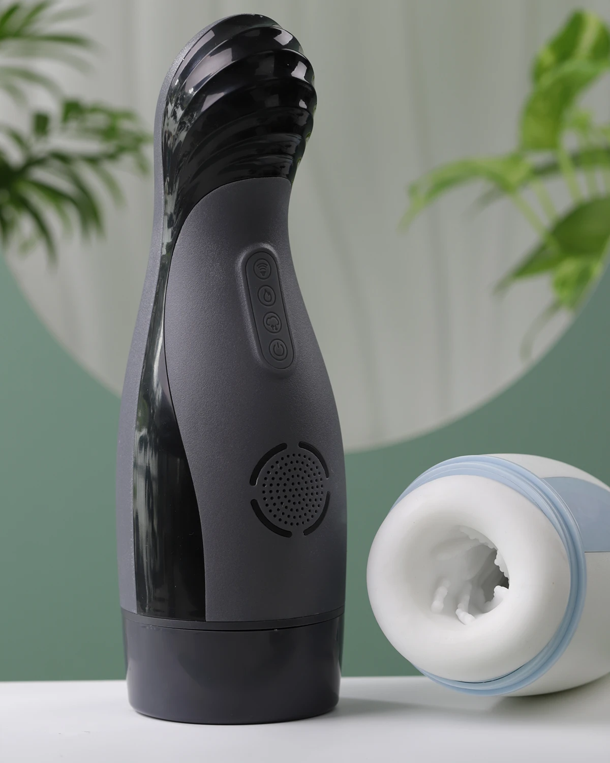 Jiuai Yulei máy rung co bóp sưởi ấm âm thanh chân thực