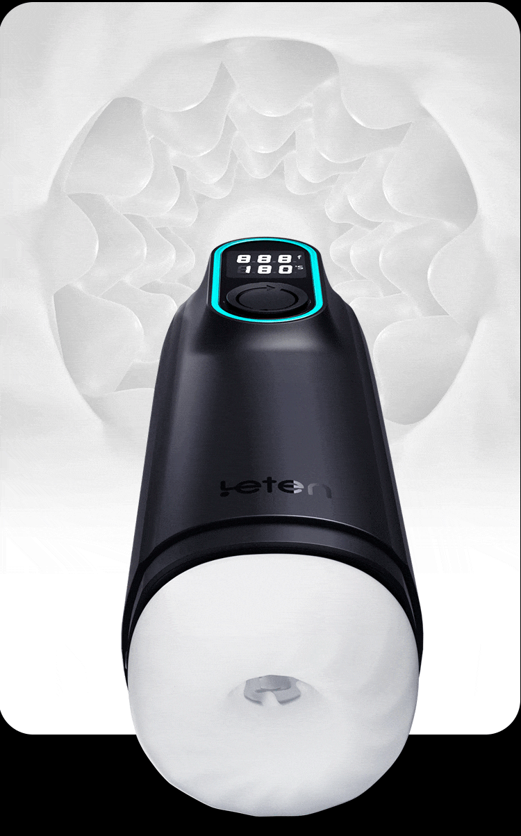 Leten Thrusting Black Hole máy thủ dâm thụt co bóp sưởi ấm LED