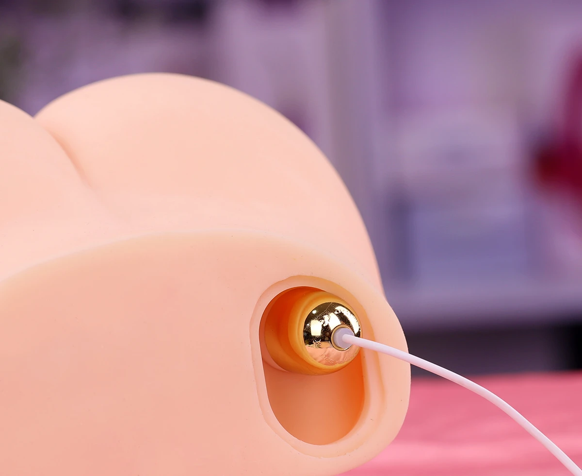 Manmiao MD-15 White Realistic Butt Vibrating Teasing