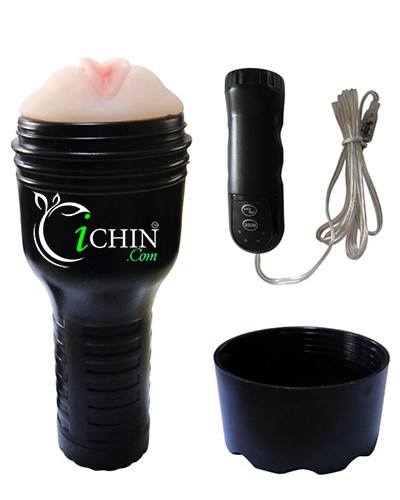 Âm Đạo Giả Đèn Pin Pink Lady 4 Chế Độ Rung Tiện Lợi Mang Theo 