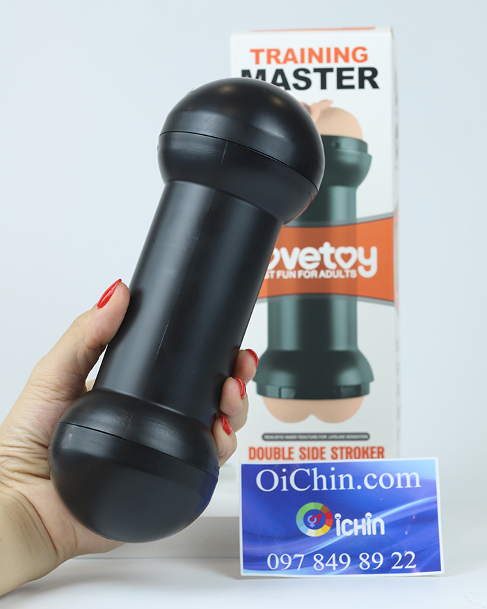 Lovetoy Double Side Âm Đạo Giả Hai Đầu Silicone Mềm Mịn Thăng Hoa