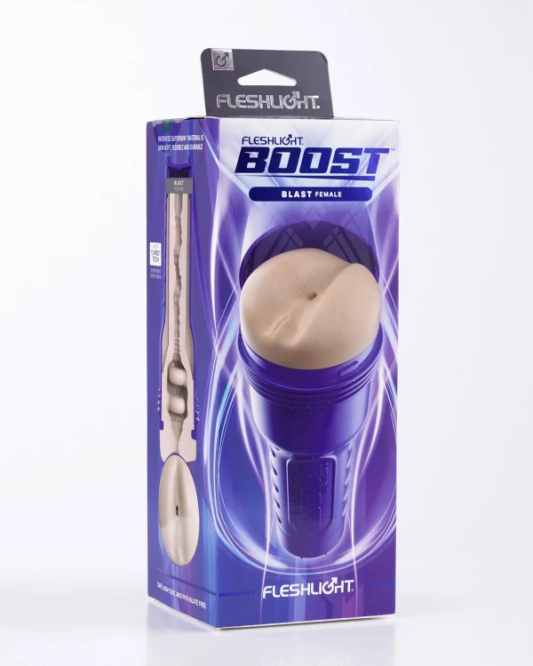 Fleslight Boost Blast Female hậu môn giả công nghệ Turbo Tech