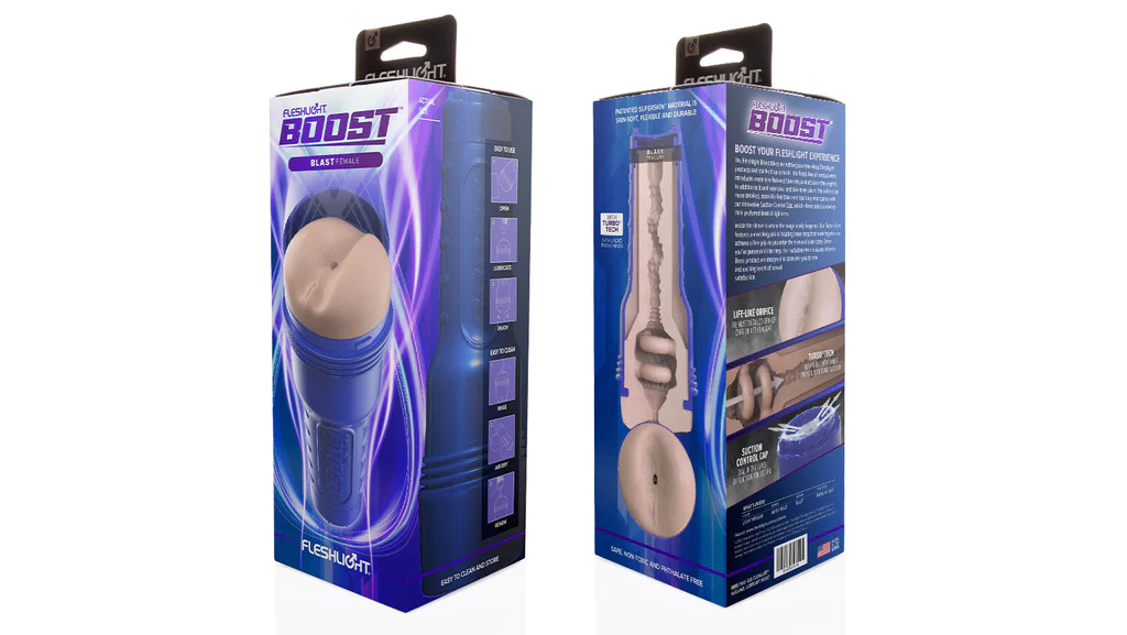 Fleshlight Boost Blast Female Hậu Môn Giả Công Nghệ Turbo Tech