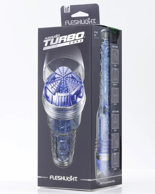 Fleshlight Turbo Core Blue Ice âm đạo giả cao cấp nhiều lớp kích thích 