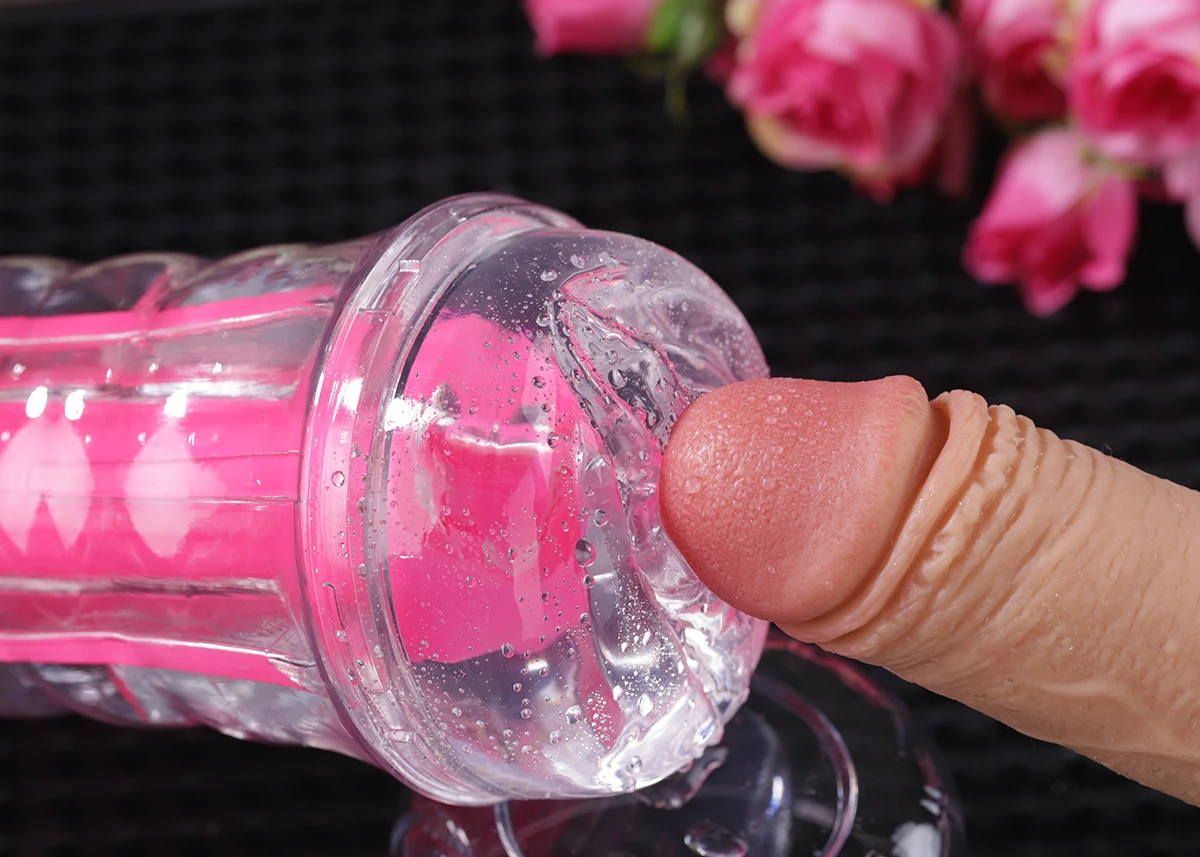 Lovetoy Lumino Play Glow Pink âm đạo giả phát sáng mềm mại