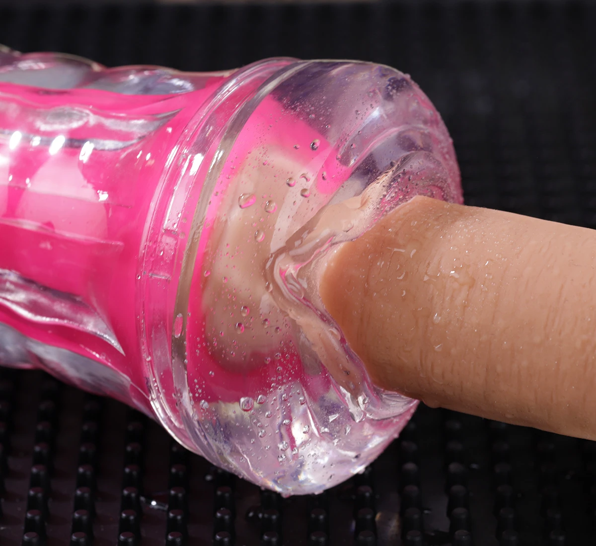 Lovetoy Lumino Play Glow Pink âm đạo giả phát sáng mềm mại