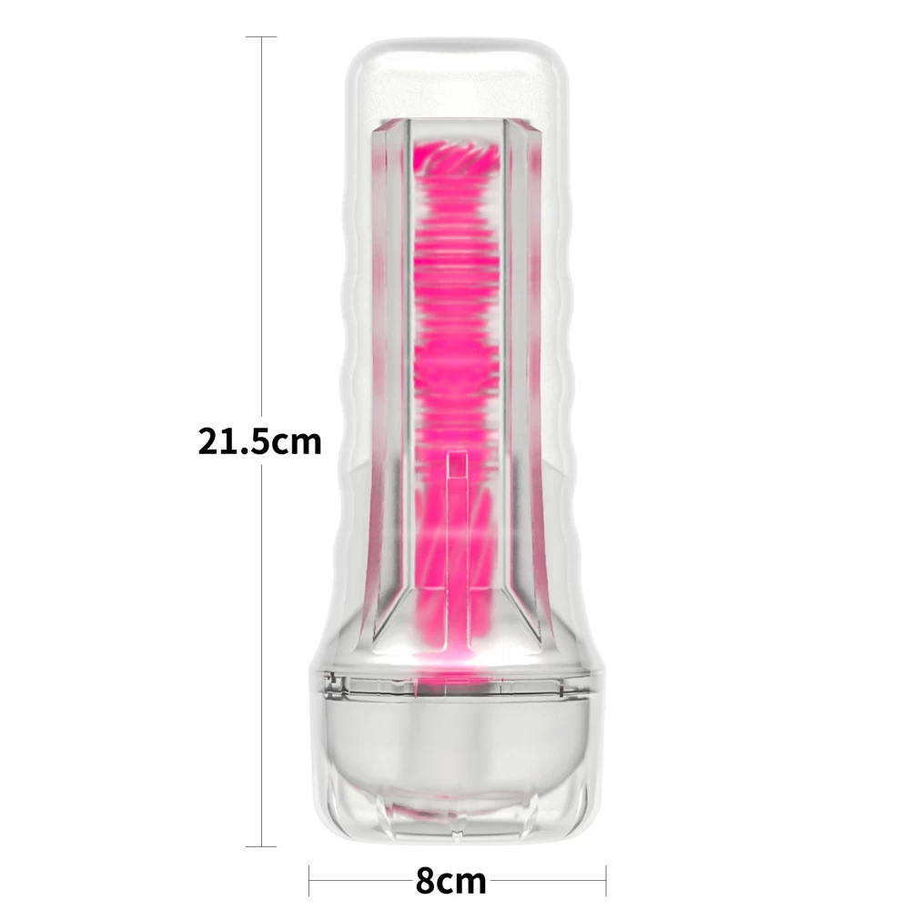 Lovetoy Lumino Play Glow Pink âm đạo giả phát quang silicon mềm