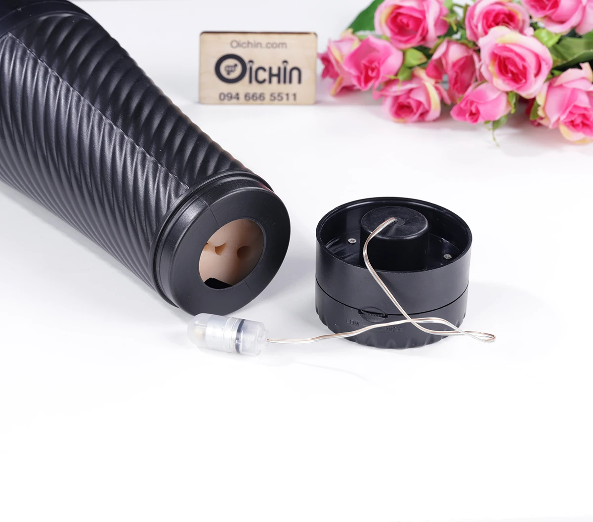 Baile Love Kiss Đèn Pin Rung Quan Hệ Bằng Miệng Mô Phỏng Đôi Môi