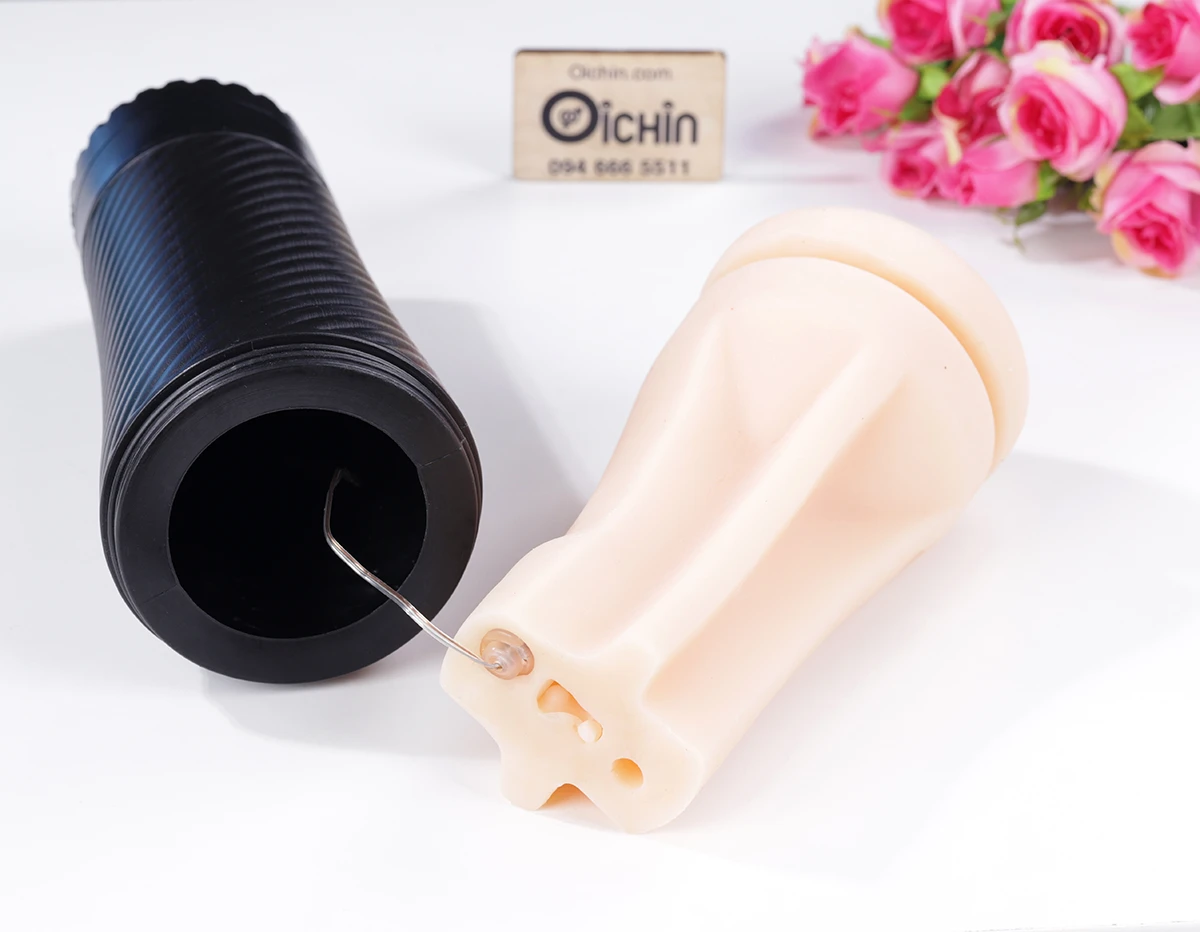 Baile Love Kiss Đèn Pin Rung Quan Hệ Bằng Miệng Mô Phỏng Đôi Môi