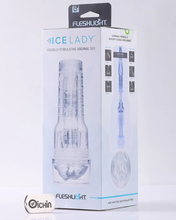 Fleshlight Ice Lady Crystal âm đạo giả trong suốt cao cấp 