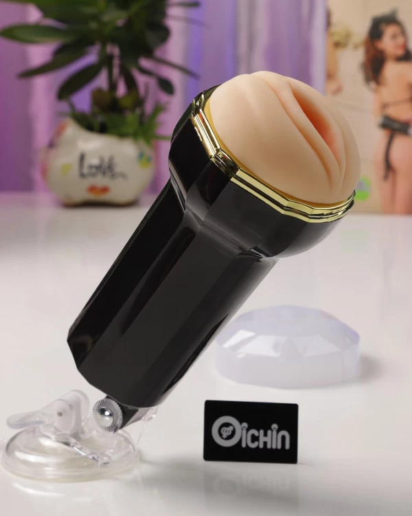 Âm đạo giả ManMiao gắn tường silicon y tế mềm mại chân thực 874g 