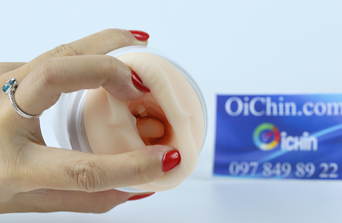 Âm đạo giả gắn tường Chisa Happy 2 đầu rung sướng mê kích thích