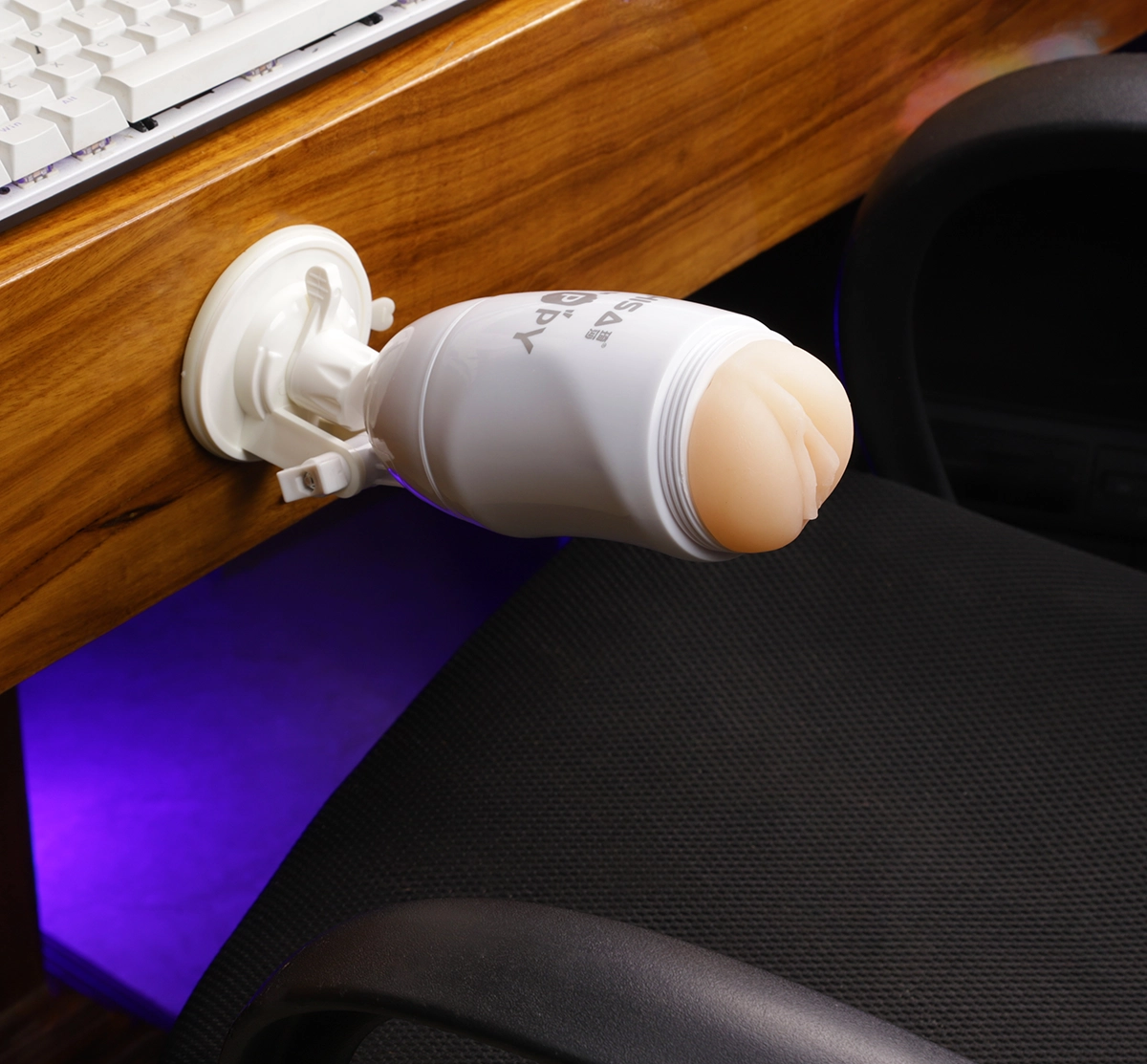 Âm đạo giả gắn tường Chisa Happy 2 đầu rung sướng mê kích thích