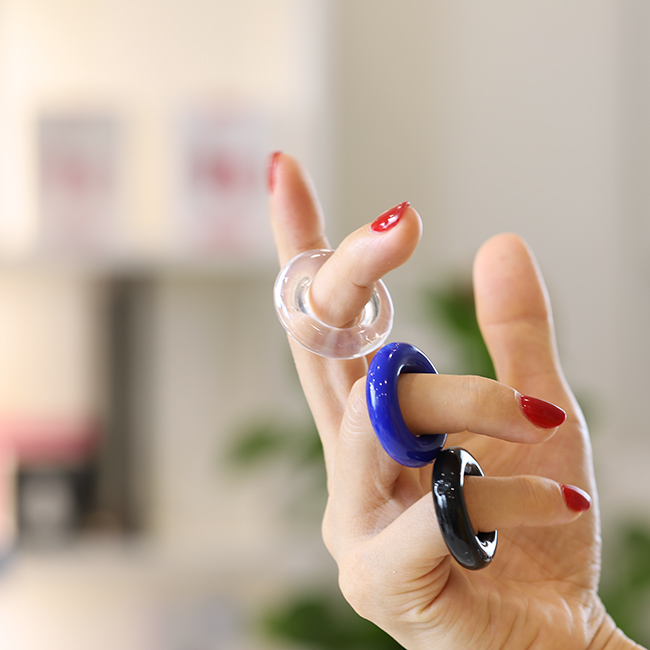 Lovetoy Power Plus Silicone Penis Rings Set of 3