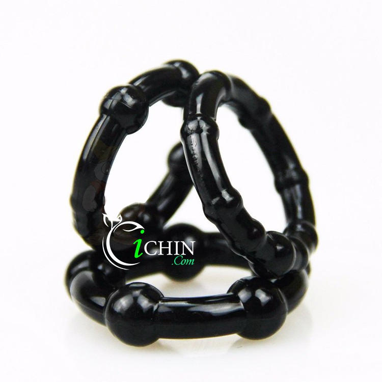 Vòng đeo silicone Stay Hard 3 chiếc tăng khoái cảm chống xuất tinh